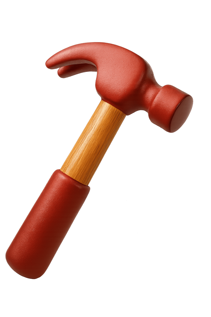Ícone de martelo representando antecipação de melhorias e reformas no condomínio.
