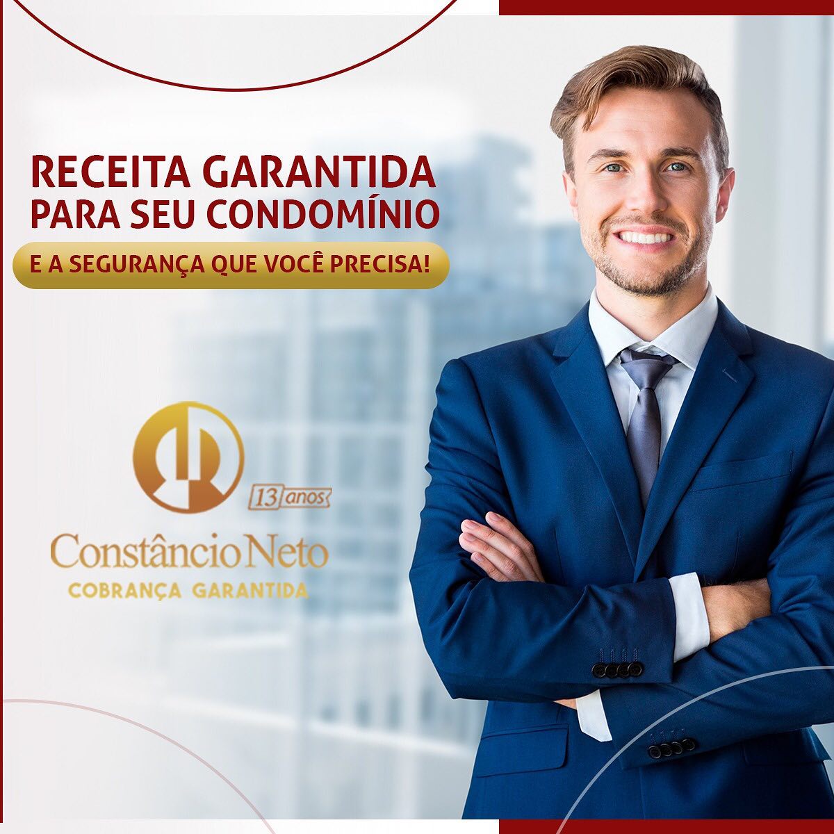 Receita garantida para condomínio – Constâncio Neto Cobrança Garantida